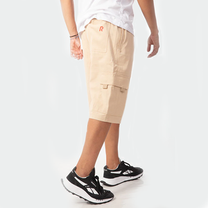 Beige Jeans Shorts 2-Pack