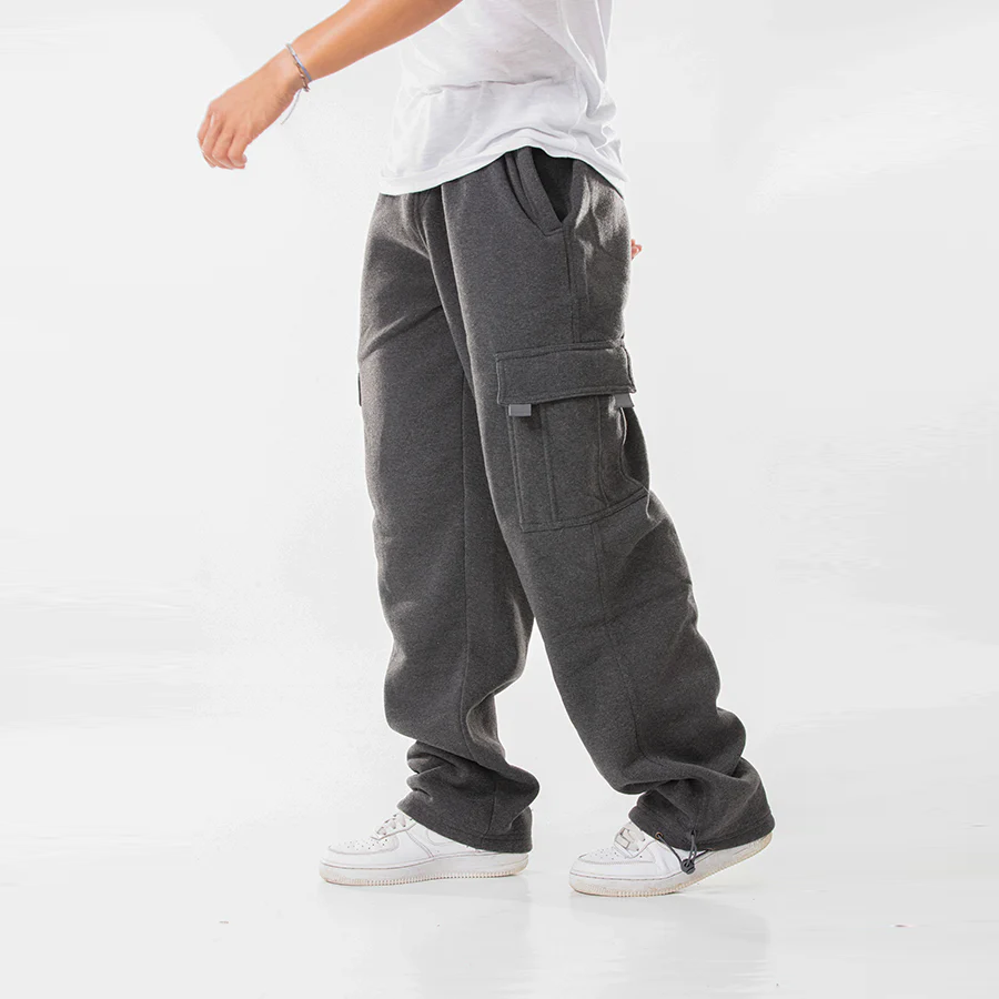 Dark Grey Chain Cargo Trousers With Belt | Womens Trousers | Select Fashion  Online