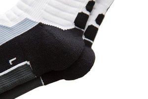 Close-up compression socks